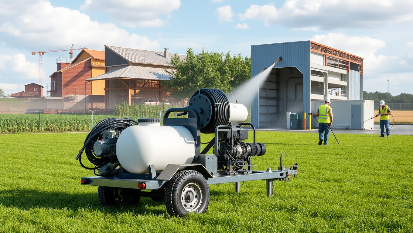 pressure washer skids