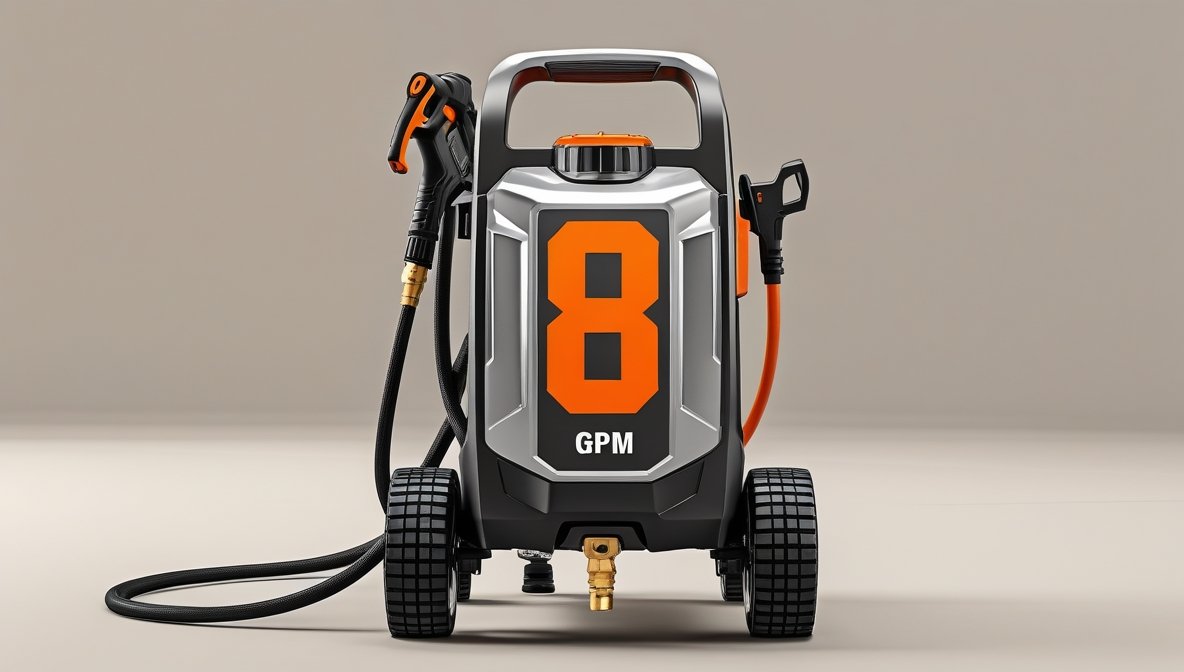 8 GPM pressure washer