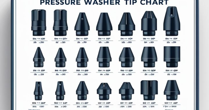 Pressure washer tip chart