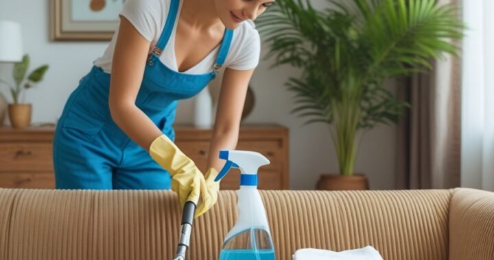 How to clean a corduroy sofa